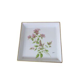 Ant Masuda Arts Square Floral Dish Vintage 91483